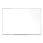 Ghent Non-Magnetic Whiteboard with Aluminum Frame, 96.63 x 48.47, White Surface, Satin Aluminum Frame, Ships in 7-10 Business Days (GHEM2484) View Product Image