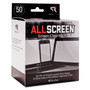 Read Right AllScreen Screen Cleaning Kit, Individually Wrapped Presaturated Wipes, 1 Microfiber Cloth, 5 x 4, Unscented, White, 50/Box (REARR15039) View Product Image