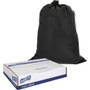 Genuine Joe Heavy Duty Contractor Bags - Large Size - 42 gal Capacity - 48" Length x 33" Width x 2.50 mil (63 Micron) Thickness - Low Density - Black Product Image 