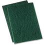 Genuine Joe Heavy-duty Scouring Pad - 3.5" Width x 3.5" Depth - 15 / Carton - Polyester Blend Product Image 