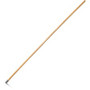 Genuine Joe Screw Mop Replacement Handle - 60" Length x 0.94" Diameter - Natural - Hardwood, Metal Product Image 