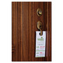 Avery Door Hanger with Tear-Away Cards, 97 Bright, 65 lb Cover Weight, 4.25 x 11, White, 2 Hangers/Sheet, 40 Sheets/Pack (AVE16150) View Product Image