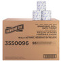 Genuine Joe 2-ply Bath Tissue - 2 Ply - 4.50" Width x 3.80" Length - 500 Sheets/Roll - Embossed - White Product Image 