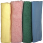 Genuine Joe Microfiber Cleaning Cloths,Lint-free,16"x16",4/PK,Assorted (GJO48261) View Product Image