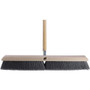 Genuine Joe Floor Sweep w/ Handle, 24"W,Heavy-Duty, 1-1/8"x60"handle (GJO60467) View Product Image