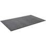 Genuine Joe Indoor Mat, Moisture Absorbent, Vinyl Back, 3'x5', Charcoal (GJO56352) View Product Image