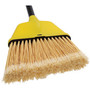 Genuine Joe Angle Broom, High Performance Bristles, 9" W, Yellow (GJO58562) View Product Image