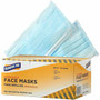 Genuine Joe Disposable Face Mask - Recommended for: Face - Particulate Protection - Blue - Disposable, Latex-free, Breathable, Comfortable, Elastic Loop, Earloop Style Mask, Flexible Product Image 