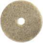 Genuine Joe 20" Multipurpose Floor Pad - 20" Diameter x 1" Thickness - Multipurpose, Floor - 1000 rpm to 3000 rpm Speed Supported - Durable, Washable, Dust Resistant, Long Lasting - Rubber, Synthetic Fiber, Fiber Product Image 