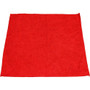 Genuine Joe Standard Terry Cloth - For General Purpose - Lint-free, Mess-free, Washable, Long Lasting - MicroFiber - Red Product Image 