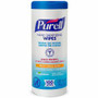 PURELL Sanitizing Wipes - Fresh Citrus - White - 100/Tub - (GOJ911112) Product Image 