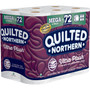 Quilted Northern Ultra Plush Bathroom Tissue, Mega Rolls, Septic Safe, 3-Ply, White, 284 Sheets/Roll, 18 Rolls/Carton View Product Image