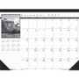 House Of Doolittle Monthly Desk Pad,13Mnths Dec-Dec,22"x17", Black/White (HOD122) View Product Image