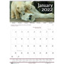 House Of Doolittle Wall Calendar,Wildlife,12-Mth,Jan-Dec,Wire Bound,12"x16-1/2" (HOD3732) View Product Image