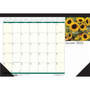 House Of Doolittle Deskpad, Compact, 1PPM, 12Mths Jan/Dec, 18-1/2"x13", FLRL (HOD1596) View Product Image