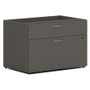 HON Mod HLPLCL3020BF Credenza - 21" Height x 30" Width x 20" Depth - 2 - Finish: Slate Teak Product Image 