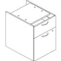 HON Mod Hanging Pedestal, Left or Right, 2-Drawers: Box/File, Legal/Letter, Traditional Mahogany, 15" x 20" x 20" View Product Image