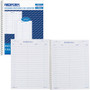 Rediform Incoming/Outgoing Call Register Book - 100 Sheet(s) - Wire Bound - 8.50" x 11" Sheet Size - White - White Sheet(s) Product Image 