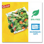 Glad Zipper Food Storage Plastic Sandwich Bags, 6.63 x 5.88, Clear, 50 Bags/Box, 12 Boxes/Carton View Product Image