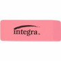 Integra Pink Pencil Eraser - Pink - 2" Width x 0.8" Height x 0.4" Depth - 1 Each Product Image 