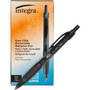 Integra Ballpoint Pen, Retractable, Fine Point, Black Barrel/Ink (ITA82952) View Product Image