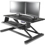 Kantek Desk Riser, Electric, Sit-Stand, 35"x26"x6-3/10"-23-2/5",BK (KTKSTS965) View Product Image