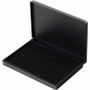 Charles Leonard Stamp Pad - 2.8" Width x 4.3" Length - Felt Pad - Black Ink - Black Product Image 