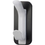 Lorell Magnetic Double Coat Hook - for Coat, Clothes - Plastic - White Product Image 