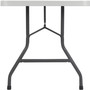 Lorell Folding Table, 750 lb Capacity, 72"x30"x29-1/4", Platinum (LLR12347) View Product Image