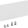 Lorell Relevance Series Modesty/Privacy Panel - x 36" Width x 15.8" Depth - T-mold Edge - Material: Acrylic - Finish: Clear Product Image 