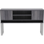 Lorell Relevance Series Charcoal Laminate Office Furniture Hutch (LLR16219) View Product Image