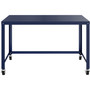 Lorell Desk,Mobile,Steel,200 lb Cap,48"x24"x30",Navy (LLR18335) View Product Image