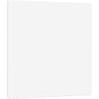 Lorell DIY Frameless Magnetic Glass Board - 36" (3 ft) Width x 36" (3 ft) Height - White Glass Surface - Aluminum Frame - Rectangle - Magnetic Product Image 