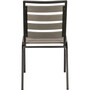 Lorell Chair, Outdoor, 18-1/2"Wx23-1/2"Lx35-1/2"H, 4/CT, CCL/BK (LLR42687) View Product Image