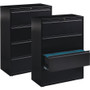 Lorell Lateral File, 4-Drawer, 42"x18-5/8"x52-1/2", Black (LLR60552) View Product Image