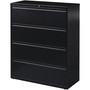 Lorell Lateral File, 4-Drawer, 42"x18-5/8"x52-1/2", Black (LLR60552) View Product Image