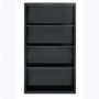 Lorell Fortress Series Charcoal Bookcase (LLR59693) View Product Image