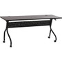 Lorell Flip Top Training Table - Rectangle Top - Four Leg Base - 4 Legs - 72" Table Top Width x 23.50" Table Top Depth - 29.50" Height x 70.88" Width x 23.63" Depth - (LLR60734) Product Image 