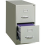 Lorell 2-Drawer Vertical File,w/ Lock,15"x26-1/2"x28-3/8",Lt Gray (LLR60195) View Product Image