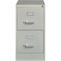 Lorell 2-Drawer Vertical File,w/ Lock,15"x26-1/2"x28-3/8",Lt Gray (LLR60195) View Product Image