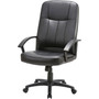 Lorell Executive High-Back Chair,26"x29-1/2"x49-13/16",Black Lthr. (LLR60120) View Product Image