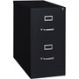 Lorell Fortress Series 26-1/2" Commercial-Grade Vertical File Cabinet - 15" Width x 26.5" Depth x 28.4" Height - 2 x Drawer(s) for File - Letter - Vertical - Security Lock, Ball-bearing Suspension, Heavy Duty - (LLR60194) Product Image 