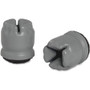 Lorell 1.5" Slip-on Floor Savers - Gray - Vinyl Product Image 