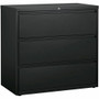 Lorell Fortress Series Lateral File - 42" Width x 18.8" Depth x 40.1" Height - 3 x Drawer(s) for File Product Image 