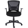 Lorell Flipper Arm Mid-back Chair (LLR59519) View Product Image