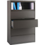 Lorell Lateral File, 5-Drawer, 42"x18-5/8"x67-5/8", Medium Tone (LLR60473) View Product Image