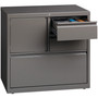 Lorell 30" Personal Storage Center Lateral File - 3-Drawer (LLR60934) View Product Image