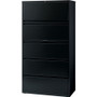 Lorell Lateral File,5-Drawer,36"x18-5/8"x67-5/8",Black (LLR60551) View Product Image