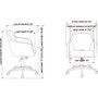 Lorell Resimercial Low-back Task Chair - 34.9" Height x 24.6" Width x 24.6" Depth - (LLR68570) Product Image 