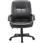 Lorell Chadwick Managerial Leather Mid-Back Chair (LLR60121) Product Image